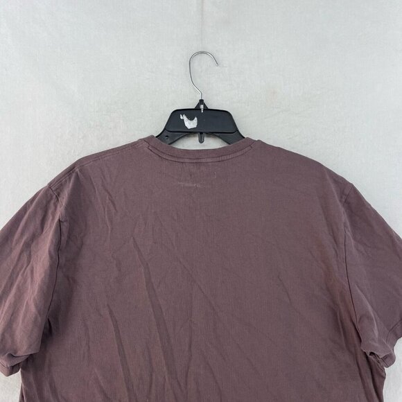 Calvin Klein Shirt Mens XL Dark Brown Short Sleeve Crew Neck Pullover Classic - Picture 4 of 9